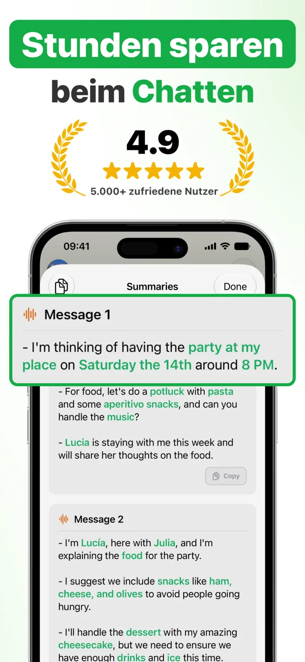 Matt Transcriber: 4,9 Sterne im App Store und über 5.000 zufriedene Nutzer