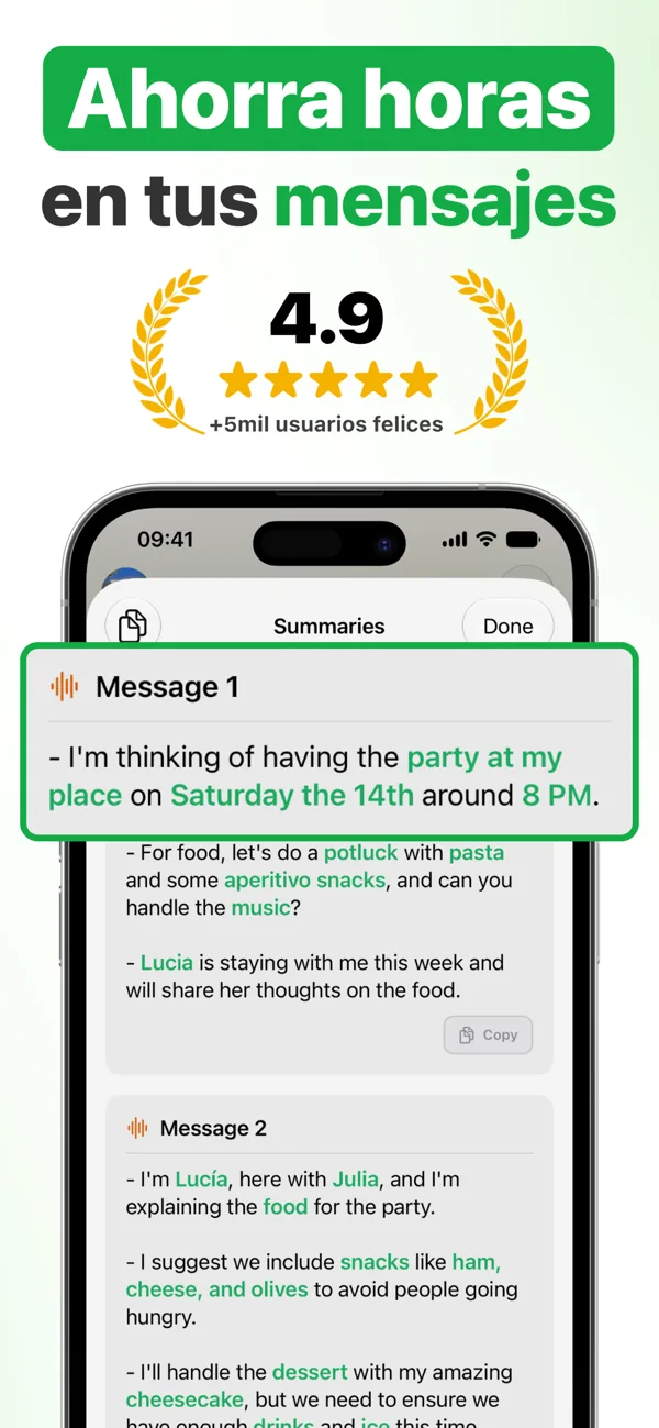 Matt Transcriber: 4.9 estrellas en el App Store y más de 5,000 usuarios satisfechos