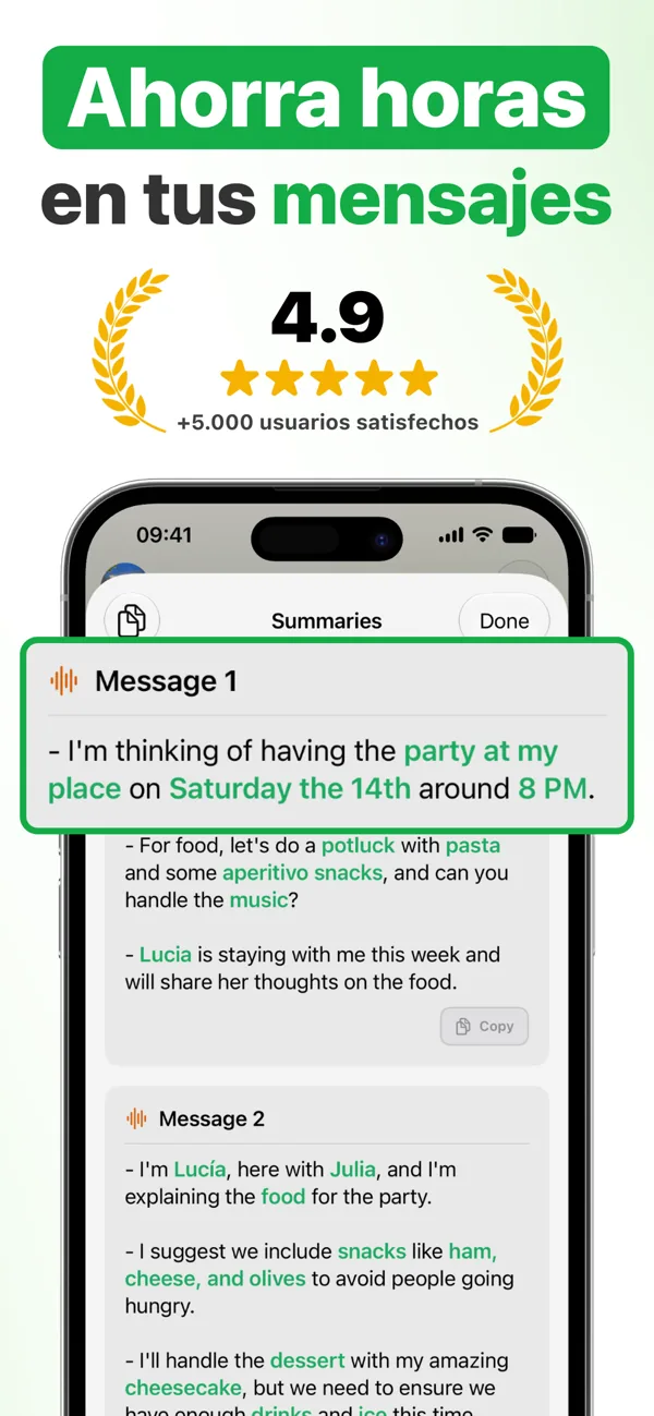Matt Transcriber: 4,9 estrellas en el App Store y más de 5.000 usuarios satisfechos