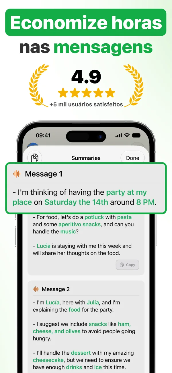 Matt Transcriber: 4,9 estrelas na App Store e mais de 5.000 usuários satisfeitos